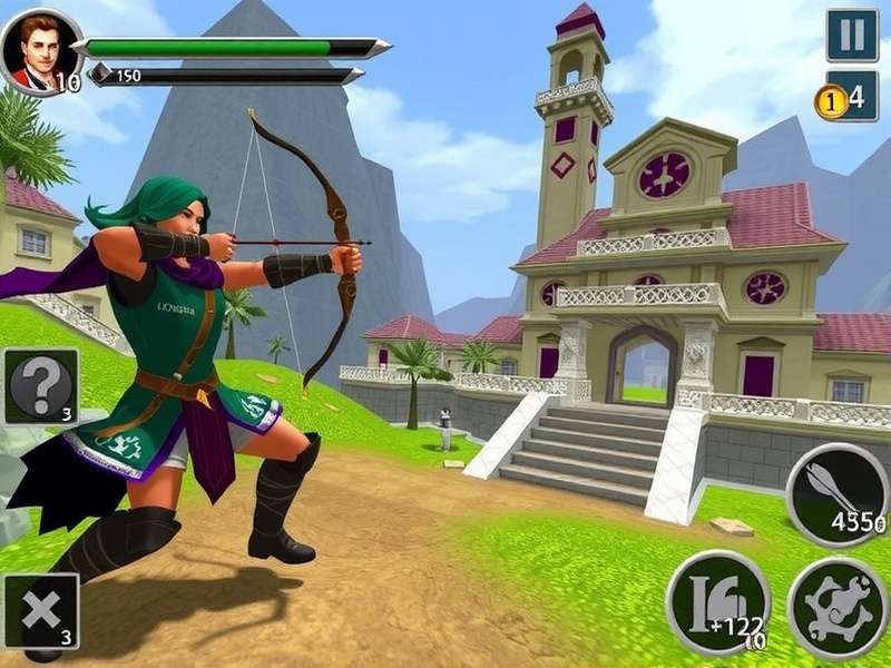 Archero Vanguard Paladin gameplay screenshot